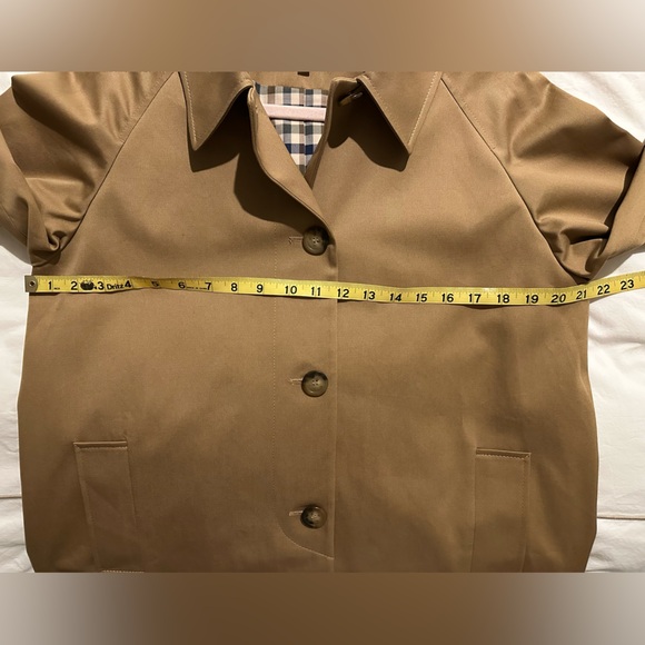 Sezane Carter Trench Coat with Plaid Lining - Picture 10 of 10